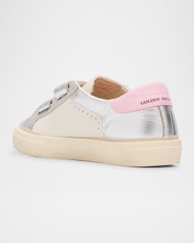 Girl's May School Laminated Star Nappa Leather Sneakers, Toddlers/Kids