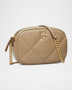 Kira Diamond-Quilted Leather Crossbody Bag