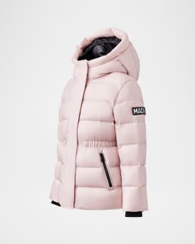 Girl's Alannis Medium Down Logo-Print Parka, Size 2-6