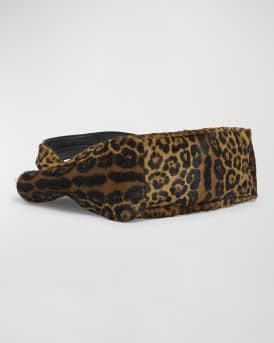 Bea YSL Leopard-Print Tote Bag in Calf Hair and Leather