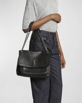 Niki Large YSL Shoulder Bag in Lambskin Leather
