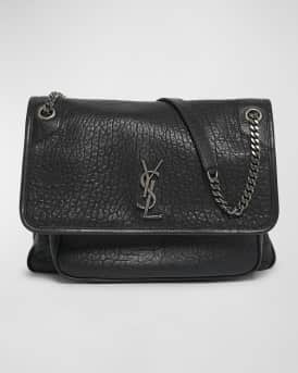 Niki Large YSL Shoulder Bag in Lambskin Leather