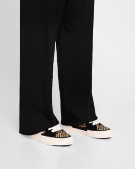 Men's Leopard Sunset Low-Top Sneakers