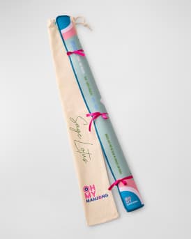Sage Lotus Neoprene Mahjong Mat