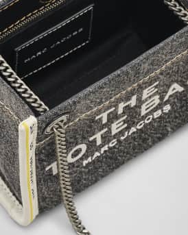 The Denim Chain Crossbody Tote Bag