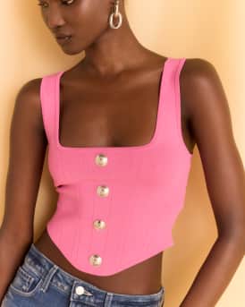 Saga Square-Neck Corset Top