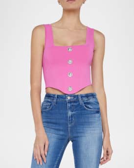 Saga Square-Neck Corset Top