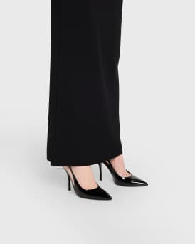 Signoria Patent Chain Slingback Pumps