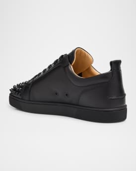 Men's Louis Junior Spikes Leather Low-Top Sneakers