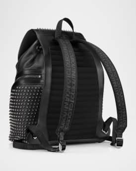 Men's Funky Spikes Leather Backpack