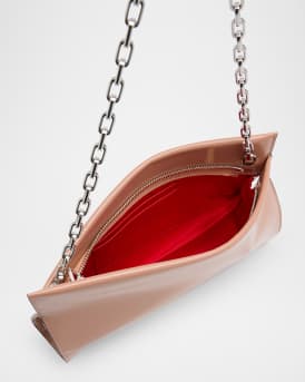 Loubitwist Small Clutch Bag in Patent Leather