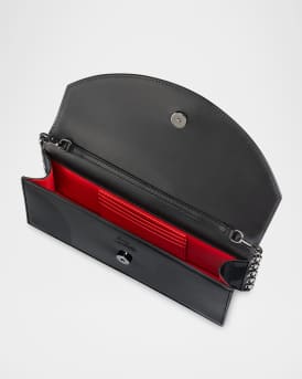 Loubi54 Flap Patent Leather Clutch Bag