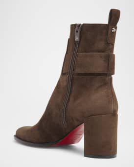 Lock Suede Red Sole Booties