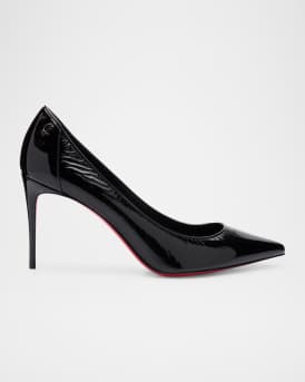 Sporty Kate Patent Red Sole Pumps