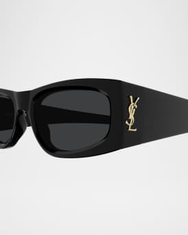 SL M140 Rectangular Acetate Sunglasses