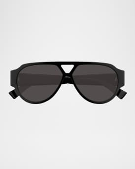 Men's Bv1318sm Acetate Aviator Sunglasses