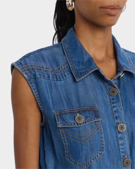 Paxton Chambray Mini Dress