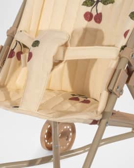 Floral-Print Doll Stroller
