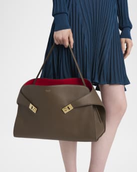 Large Hug Soft Bicolor Shoulder Bag
