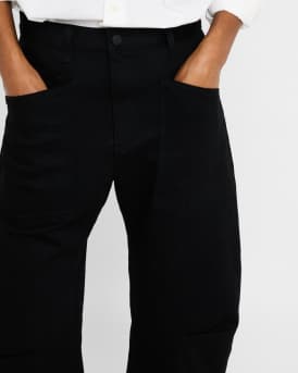 Shon Curved Denim Pants