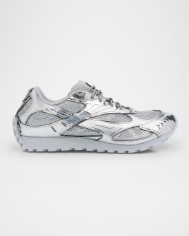 Men's Orbit Metallic Mesh Runner Sneakers