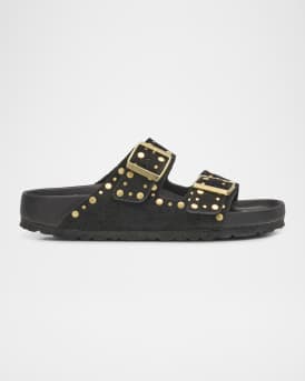 Arizona Exquisite Rivets Suede Sandals