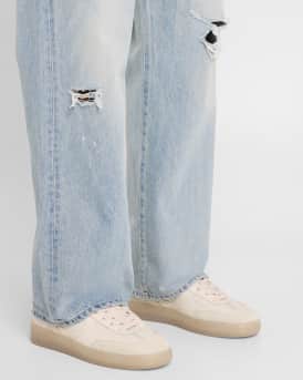 Men's Virtus Mixed-Leather Sneakers