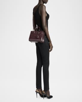 Sac de Jour Nano Top-Handle Bag in Patent Leather 