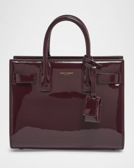 Sac de Jour Nano Top-Handle Bag in Patent Leather 