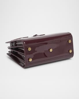 Sac de Jour Nano Top-Handle Bag in Patent Leather 