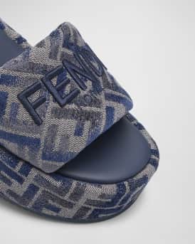 Sunshine FF Chenille Jacquard Platform Sandals