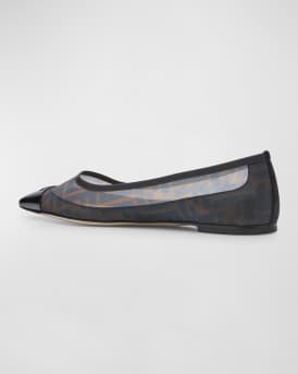 Colibri FF Mesh Pointed Ballerina Flats 