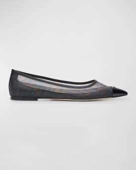 Colibri FF Mesh Pointed Ballerina Flats 