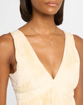 Miller Stud Circle Pendant Necklace 