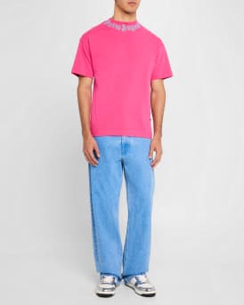 Men's T-Shirt with Neck Logo