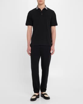 Men's Neck-Logo Polo Shirt