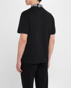 Men's Neck-Logo Polo Shirt
