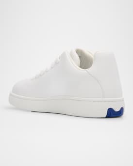 Men's Leather Box Low-Top Sneakers