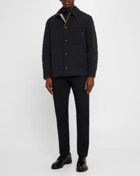 Men's Reversible Quilted Overshirt