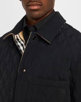 Men's Reversible Quilted Overshirt