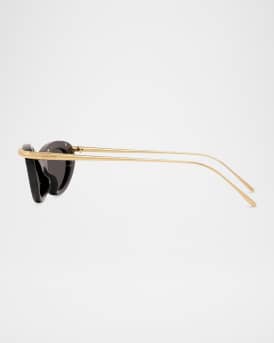 Signature Acetate & Metal Cat-Eye Sunglasses
