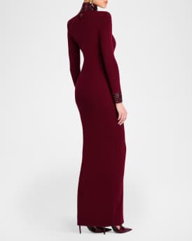 Monroe Embellished Cashmere-Blend Maxi Dress