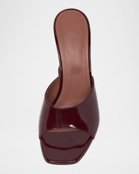Lupita Patent Pedestal Mule Sandals