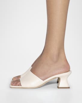 Ale Metallic Mule Sandals