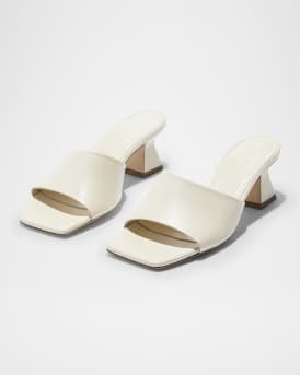 Ale Metallic Mule Sandals