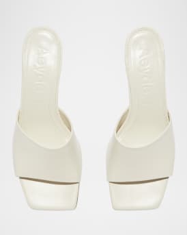 Ale Metallic Mule Sandals