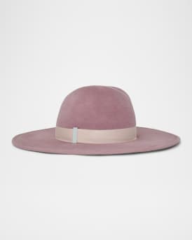 Jeanne Rabbit Hair Fedora Hat