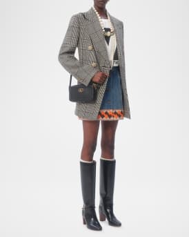 Alltime Mini Leather Camera Crossbody Bag