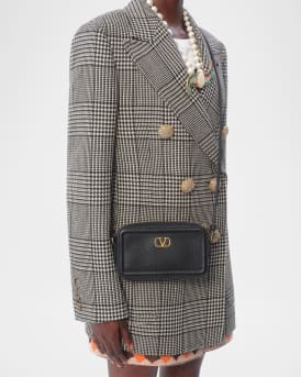 Alltime Mini Leather Camera Crossbody Bag