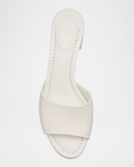 Jane Leather Red Sole Mule Sandals
